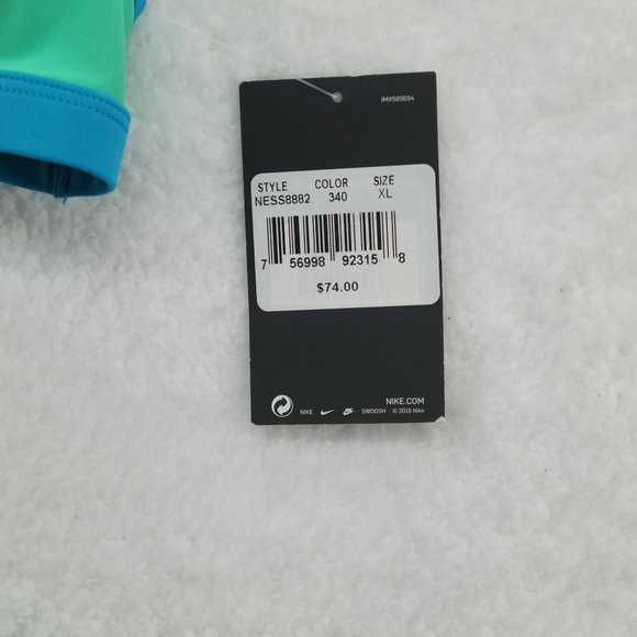 NIKE Swim Solid T-Back Swim Training Bikini Set Women's XL - Picture 11 of 16